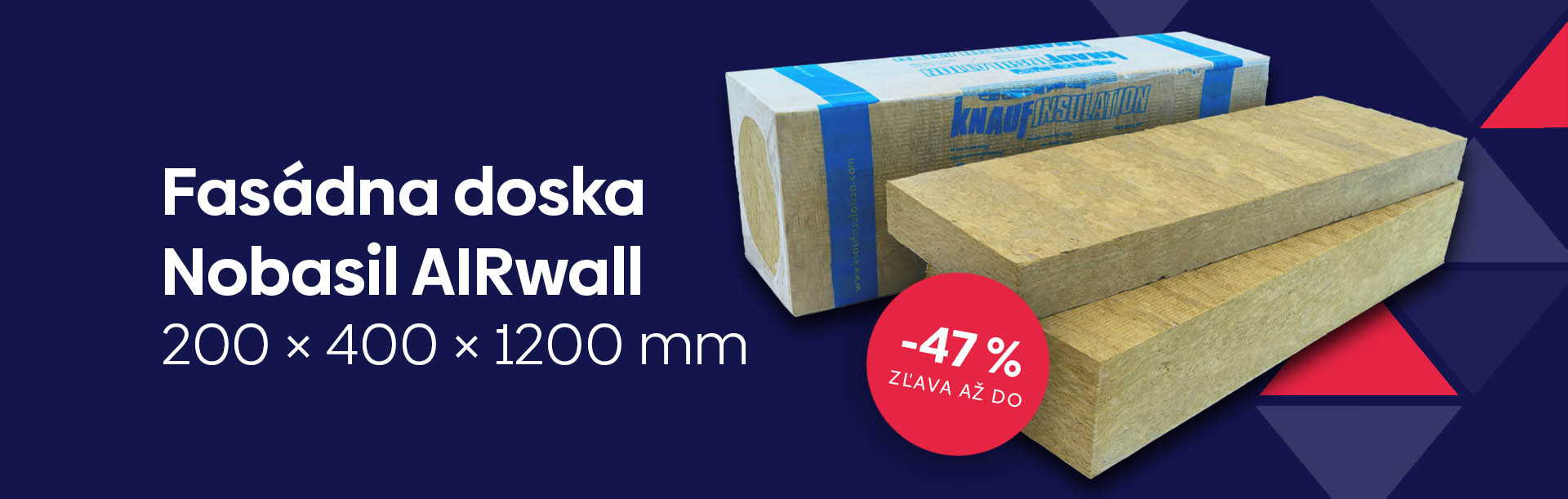 Fasádna doska Nobasil AIRwall 200x400x1200 mm